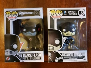 The Black Flash And Black Lantern Reverse Flash Funko Pops #22 + #68 Pop Heroes - Bild 1 von 7