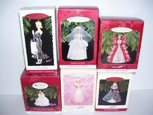 Lotto decorazioni albero BARBIE Natale Hallmark Keepsake - Foto 1 di 6