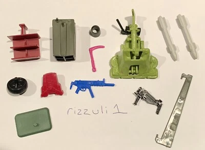 Lot 1980s 1990s Vintage Original G.I. GI Joe ARAH Parts Lot Accessories Weapon - Image 1 of 3