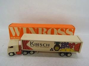 Winross Kirsch Real Fruit Beverages 1975? White Tractor Van Trailer 1/64 VGC - Picture 1 of 3