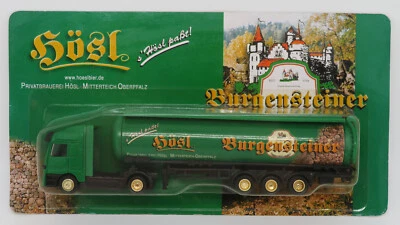 GRELL HO 1/87 CAMION CITERNE TRUCK TANKER MB ACTROS HÖSL BURGENSTEINER BIERE BOX - Photo 1/4