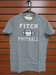 T-shirt da uomo grigia a maniche corte Abercrombie&Fitch taglia S spedizione rapida! - Foto 1 di 4