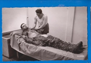 Dax Spa, männliche Aktmassage, Gay Interest, Frankreich, Echtfoto Postkarte - Bild 1 von 2