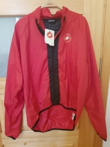 Castelli, rote dünne Jacke, Gr. XXL, NEU mit Etikett - Bild 1 von 9