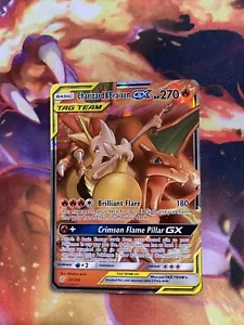 Charizard & Braixen GX #22 Pokemon Cosmic Eclipse - Picture 1 of 2