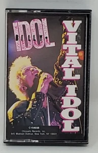 Billy Idol  Vital Idol Cassette Tape 1987 Chrysalis Greatest Hits - Picture 1 of 3