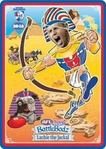 2020 TEAMCOACH BATTLE BODZ GLOW CARD WESTERN BULLDOGS LACHIE HUNTER BB18 - Picture 1 of 3