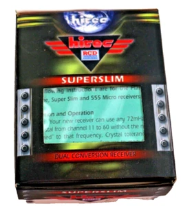 Hitec Super Slim 8 Channel Dual Conversion Receiver 72 MHz Fut J New In Box - Picture 1 of 8