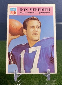 1966 Philadelphia #61 Don Meredith VG/EX+ Dallas Cowboys  HOF, No Creases