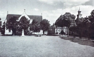 Tempelburg/ Czaplinek- Rynek i Kościół (Pomorze) 1927 - Zdjęcie 1 z 1
