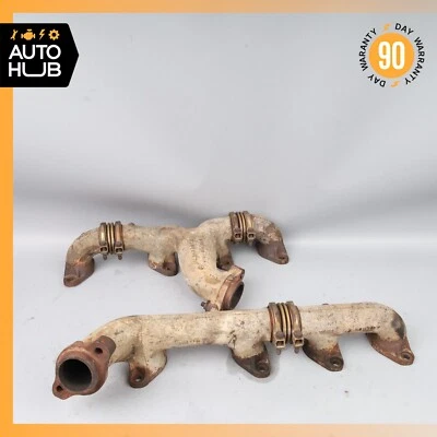 81-85 Mercedes R107 380SL 380SLC Left & Right Exhaust Manifold Header Set OEM - Image 1 of 4