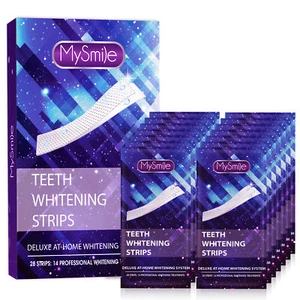 MySmile 28pc Teeth Whitening Strips Non Sensitive Whitestrips Tooth Whitener - Picture 1 of 13