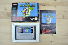 SNES-Super Mario World - (Original packaging, instructions)