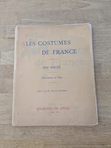 Les Costumes of France 19th Cent. Provinces Du Sud 1932 Portfolio 36 Plates 1st - Picture 1 of 12