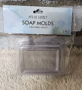 ☆ New Hello Lovely Soap Molds 3 Reusable Molds - Picture 1 of 4