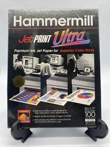 Hammermill Jet Print Ultra Matte Inkjet Paper 8.5"x11" 100 Letter Sheets Coated - Picture 1 of 10