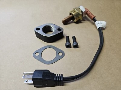 Adaptador de kit de calentador de bloque de refrigerante de motor para John Deere 2025R 2026R 1025R 1026R Foto 1 de 4