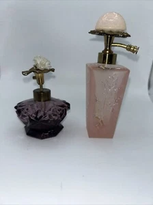 Vintage Antike Parfum Flakons Glas 2 Stück - Bild 1 von 14