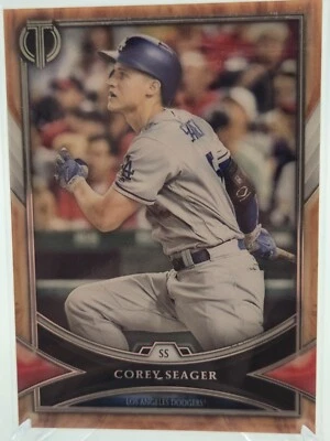 MINT 2018 Topps Tribute Corey Seager Los Angeles Dodgers #12 Texas Rangers MVP - Image 1 of 2