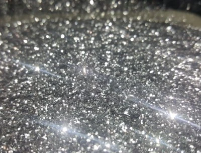 1/2 libra premium cromo plata metal escamas 0,008" pintura automática aditivo escamas 🔥  Foto 1 de 4