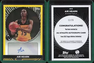 2023 Topps Athletes Tavola In Foilboard Oro Illimitata #AH Air Hearn Pallacanestro /25 - Foto 1 di 1