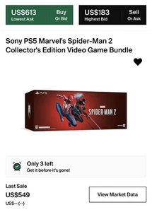 Spider-Man 2 Collectors Edition PS5 BESTÄTIGTE VORBESTELLUNG Versand 10/20 AUSVERKAUFT - Bild 1 von 2