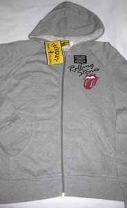black rolling stones moletom com capuz