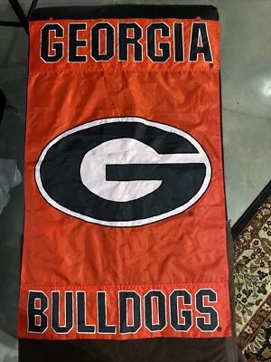 Georgia Bulldogs Bandera/Casa Bandera 44"x 28" Nailon Resistente Foto 1 de 2