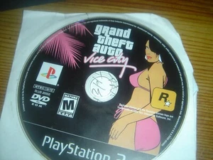Grand Theft Auto: Vice City (Sony PlayStation 2,     (2002) disc.. - Picture 1 of 2
