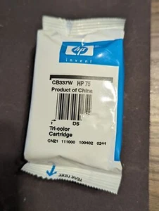 Pack of 5 Genuine HP 75 Tri-Color Ink Cartridges CC - Picture 1 of 5