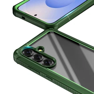 For Samsung Galaxy S25 Plus Case Built-in Screen 2 Front Frame Shockproof Green - Picture 1 of 7