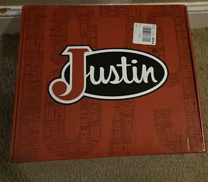 Justin Damen Stahlkappe Stampede Arbeit Leder Stiefel (Größe 8,5B) WKL4682 - Bild 1 von 4