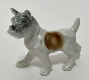 Vintage French Bulldog Ceramic Porcelain Dog Figurine, Made In Japan - Picture 1 of 7