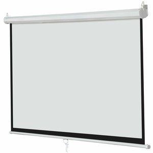 100 Inch 16:9 Manual Pull Down Projector Projection Screen Home Theater Movie