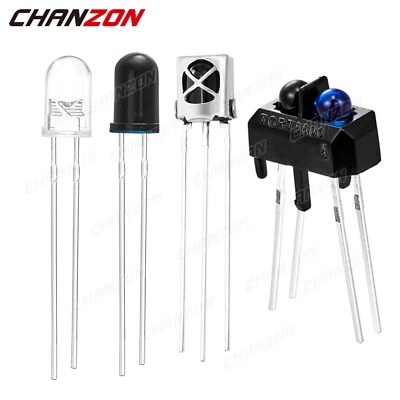 3mm 5mm IR Infrared LED Transmitter Receiver Emitter Light Emitting Diode Blub  - Image 1 of 4