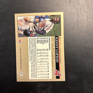 C55c 1992 Leaf Bc 4 Gold Edition Kenny Lofton, Cleveland, Indians, Rookie