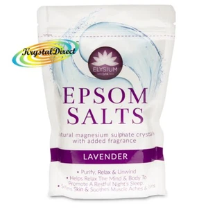 Epsom Salts Bath Soak Lavender Natural Magnesium Sulphate 450g - Picture 1 of 1