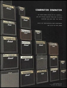 Marshall Combo Stack guitar amp ad 2005 amplifier advertisement 8 x 11 print - Picture 1 of 3