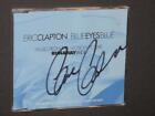 ERIC CLAPTON - SIGNED (BLUE EYES BLUE) CD COVER.