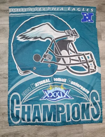 Philadelphia Eagles 2004 NFC Champions Yard Flag Wincraft Sports 35" x 27" Cover
