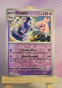 Juego de cartas coleccionables Pokémon: Tinkaton (Holograma inverso) 085/182 - Grieta paradója - Estado casi nuevo - Imagen 1 de 2
