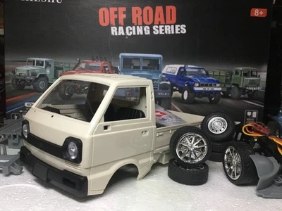 Wpl D12 mini 1:16 Rc Car Simulation Drift Climbing Truck Parts body shell wheels - Image 1 of 4