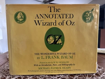 The Annotated Wizard Of Oz By L Frank Baum 1973 First Edition  A Classic  - Image 1 of 4