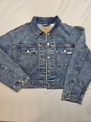 Chaqueta corta de mezclilla Levi Strauss estilo años 90 para mujer talla XL  Foto 1 de 4