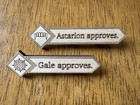 Baldur’s Gate 3 Gale & Astarion Approves Pin Video Game