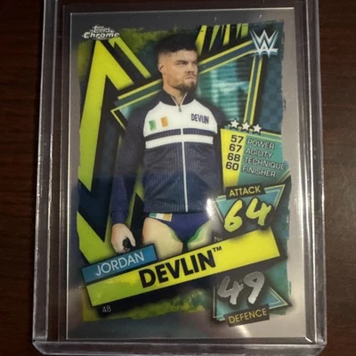 Jordan Devlin JD McDonagh Base 2021 Topps Chrome WWE Slam Attax - Image 1 of 2