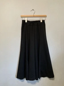 Coldwater Skirt Flare Swing Black Side Zip Stretch Cotton Modal Size 6 Petite - Picture 1 of 9
