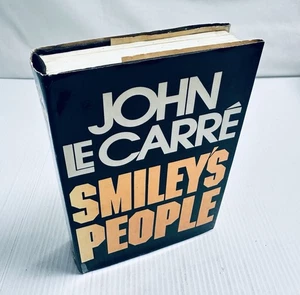 John Le Carre 1979 Smiley’s People First Edition Hardcover Spy Thriller Novel - Foto 1 di 13