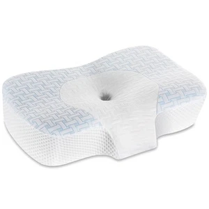 Cervical Memory Foam Neck Pillow for Side Sleeping, Contour Orthopedic Pillow... - Picture 1 of 4