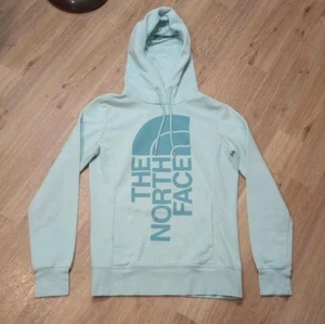 The North Face Hoodie Womens Extra Small Teal Fleece XS Knit Sweatshirt Pullover - Picture 1 of 13